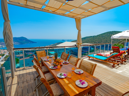 gece - Kasım
| Kalkan Akbel'de Eşsiz Deniz Manzaralı Geniş Aile Villası